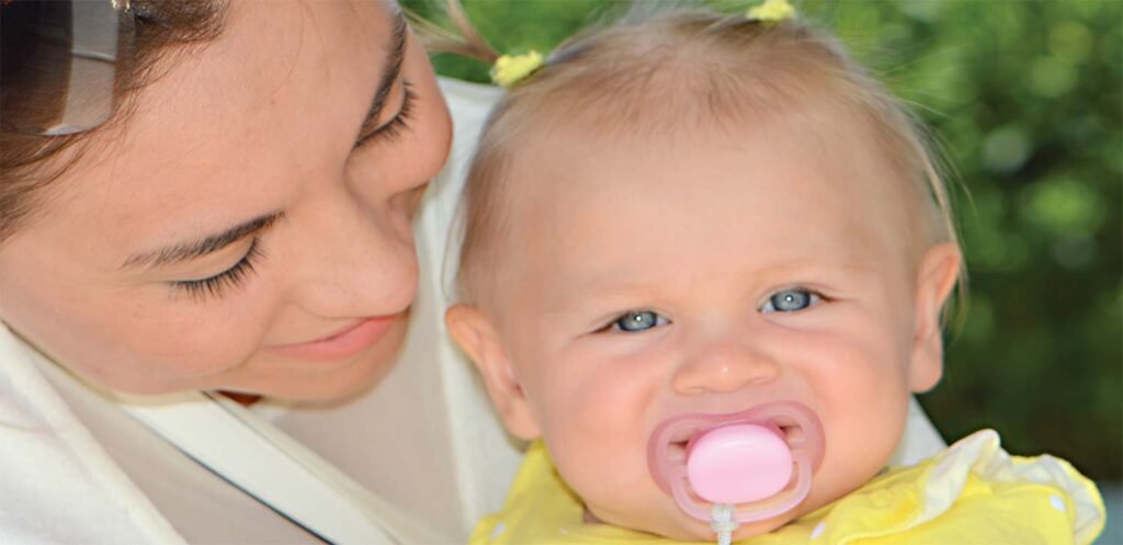 Nancy Duran with Athena, her eight month old healthy baby